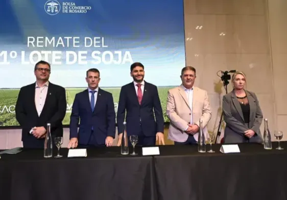 Remate del primer lote de soja: Santa Fe elevó una fuerte queja por el "retiro" de la Nación